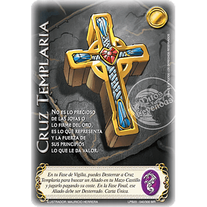 CRUZ TEMPLARIA (LEYENDAS PB 3.0 - MR)