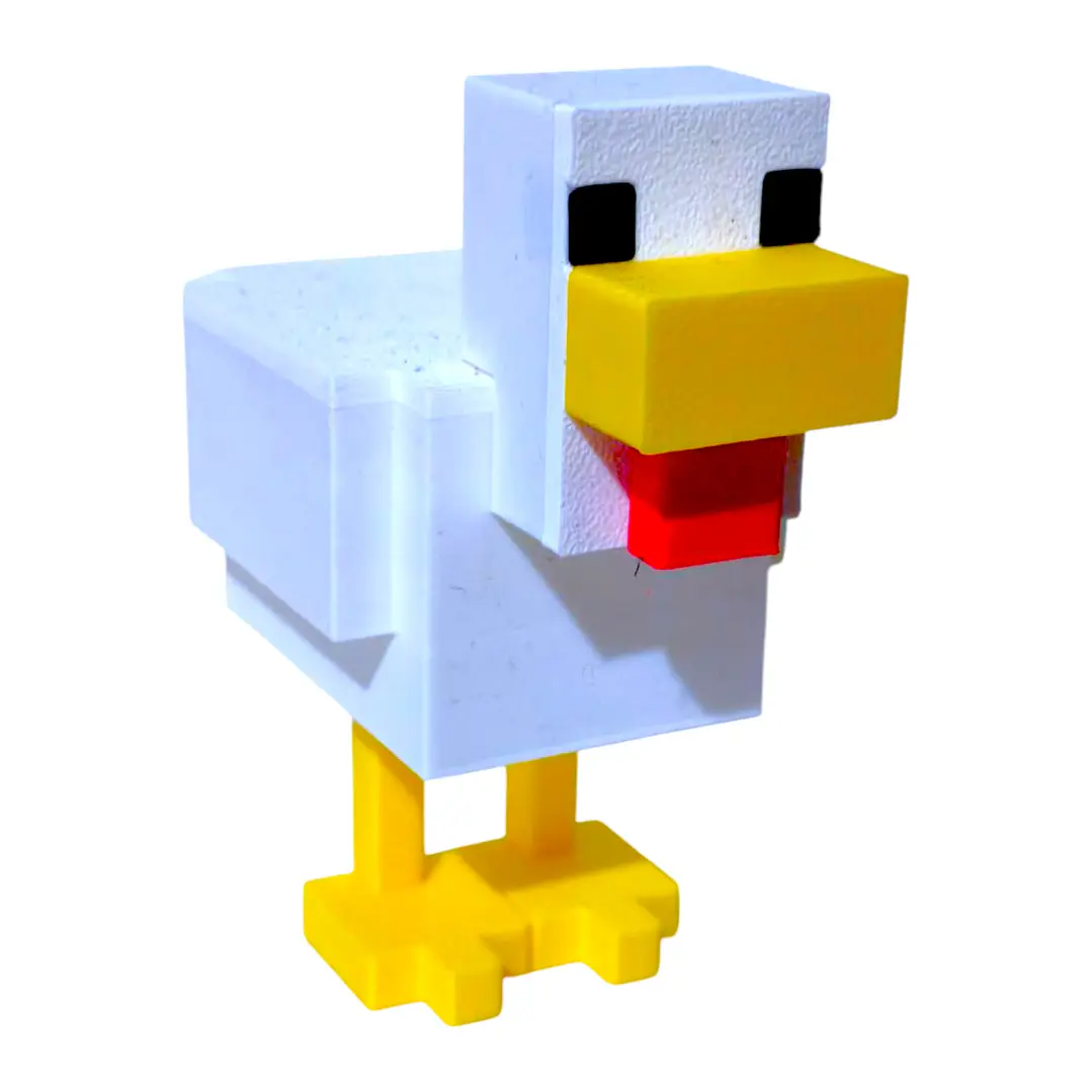 POLLO MINECRAFT FIGURA GRANDE 2