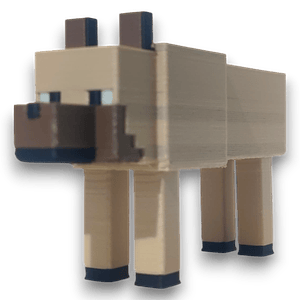 FIGURAS / PERRO MINECRAFT