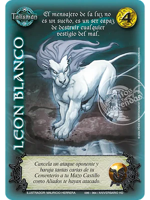 LEÓN BLANCO (HD ANIVERSARIO - REAL)