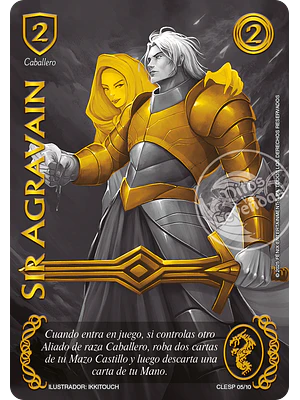 SIR AGRAVAIN (CLESP) COLECCIÓN LEGENDARIA SECRETA
