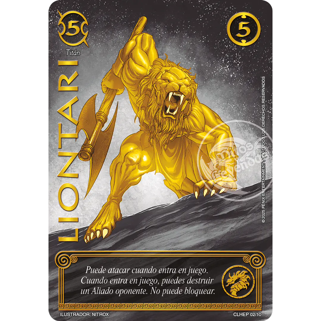 LIONTARI (CLESP) COLECCIÓN LEGENDARIA SECRETA 1