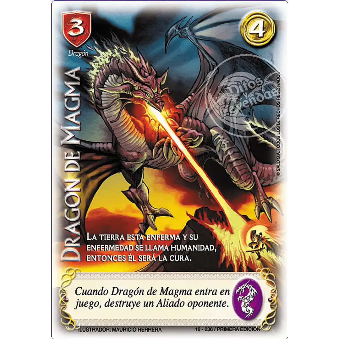 DRAGÓN DE MAGMA (CLÁSICO ESPS - REAL) 1