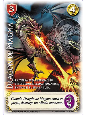 DRAGÓN DE MAGMA (CLÁSICO ESPS - REAL)