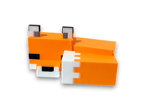 FIGURAS / ZORRO DURMIENDO MINECRAFT