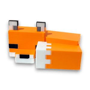 FIGURAS / ZORRO DURMIENDO MINECRAFT