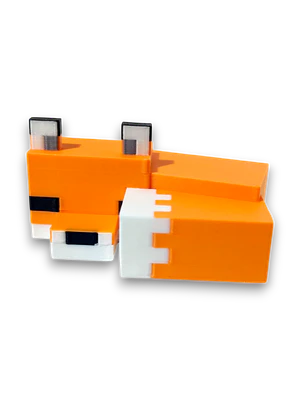 FIGURAS / ZORRO DURMIENDO MINECRAFT