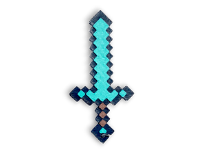 LLAVERO KEYCHAIN ESPADA MINECRAFT