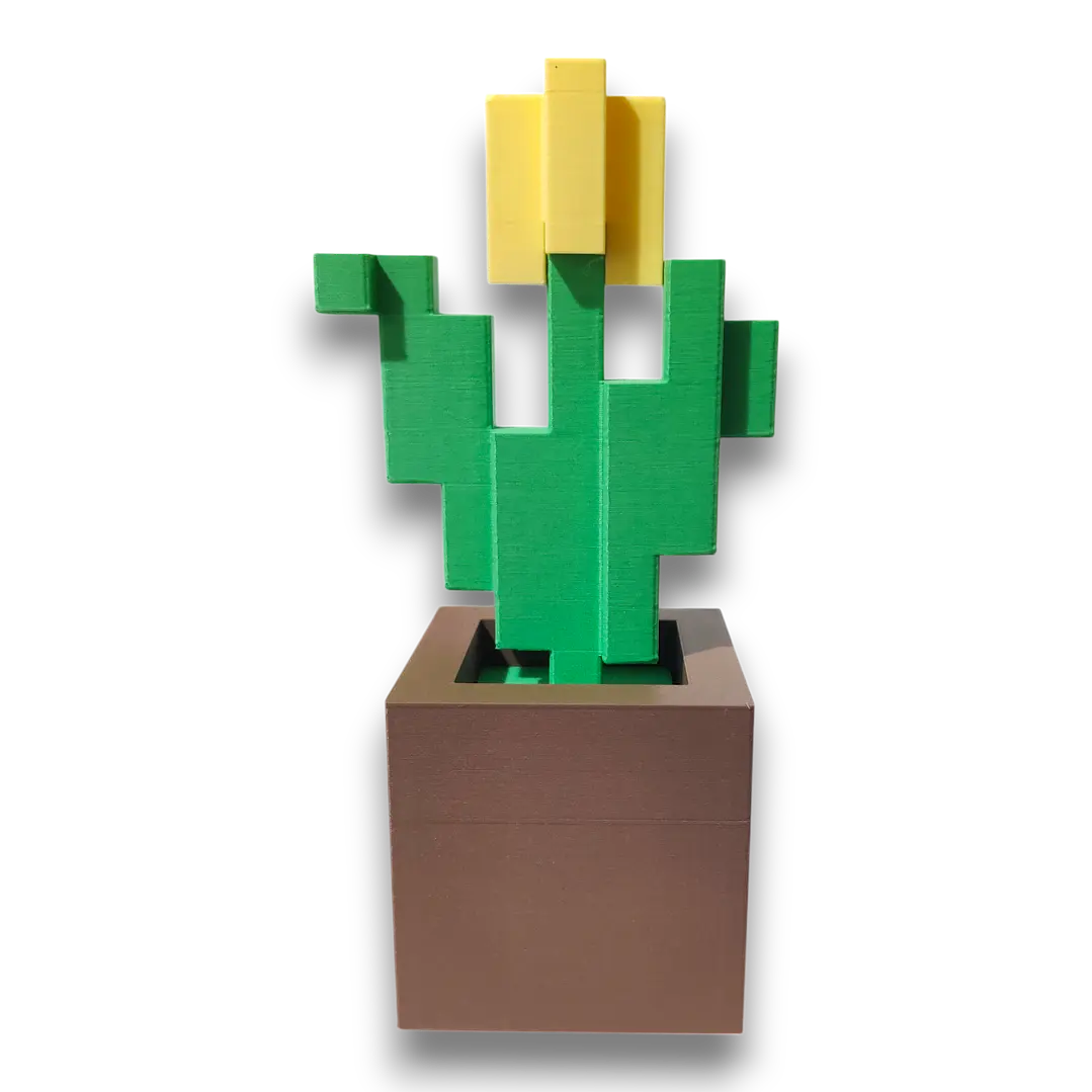 PLANTA MINECRAFT COLOR AMARILLO  1