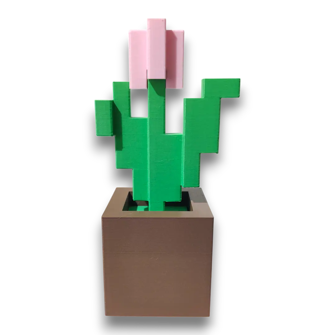 PLANTA MINECRAFT COLOR ROSA 1