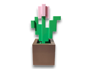 PLANTA MINECRAFT COLOR ROSA