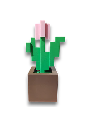 PLANTA MINECRAFT COLOR ROSA