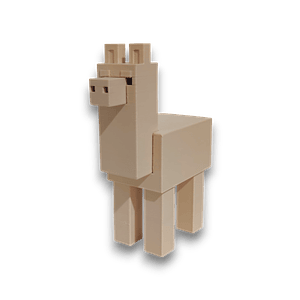 FIGURAS / LLAMA MINECRAFT