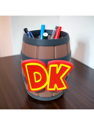 PORTALAPICES BARRIL DONKEY KONG 