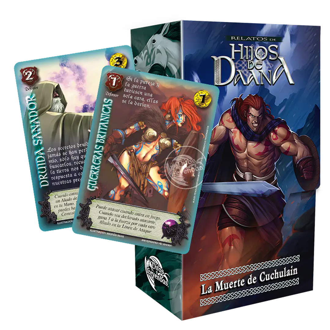 RELATOS DE HIJOS DE DAANA - LUZ ESMERALDA + NECROMANCIA + MUERTE DE CUCHULAIN + 2 CARTAS SECRETAS AL AZAR 3