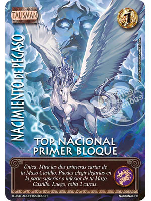 NACIMIENTO DE PEGASO NACIONAL PRIMER BLOQUE TOP 32