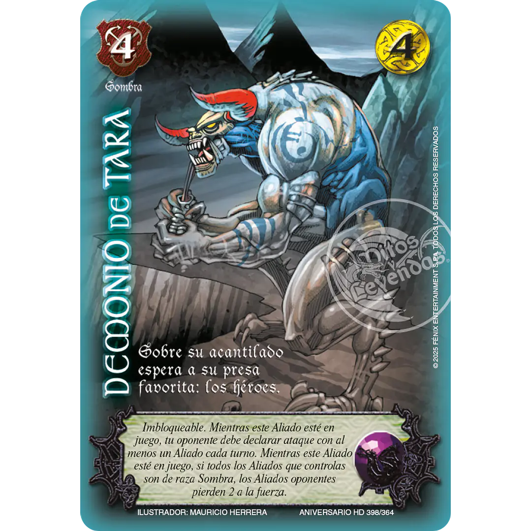 DEMONIO DE TARA REWORK ANIVERSARIO HD (AHDX) 1