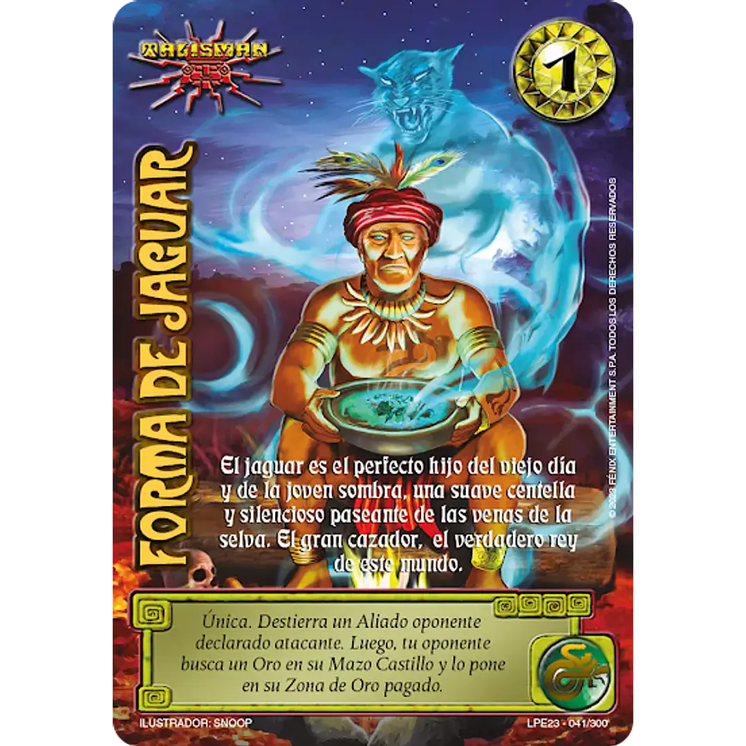 FORMA DE JAGUAR (LPE3.0 - MR)  - SINGLES MITOS Y LEYENDAS 1