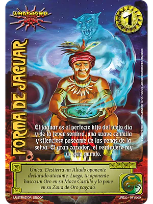 FORMA DE JAGUAR (LPE3.0 - MR)  - SINGLES MITOS Y LEYENDAS