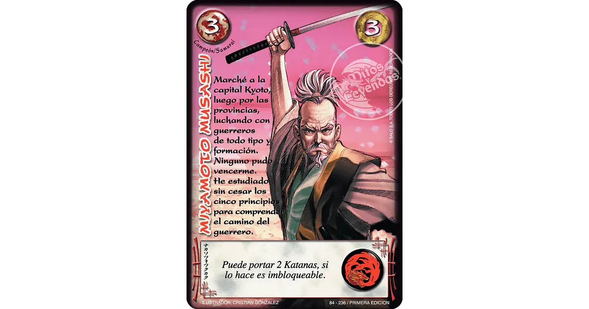 MIYAMOTO MUSASHI - SINGLES MITOS Y LEYENDAS