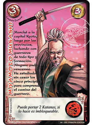 MIYAMOTO MUSASHI - SINGLES MITOS Y LEYENDAS