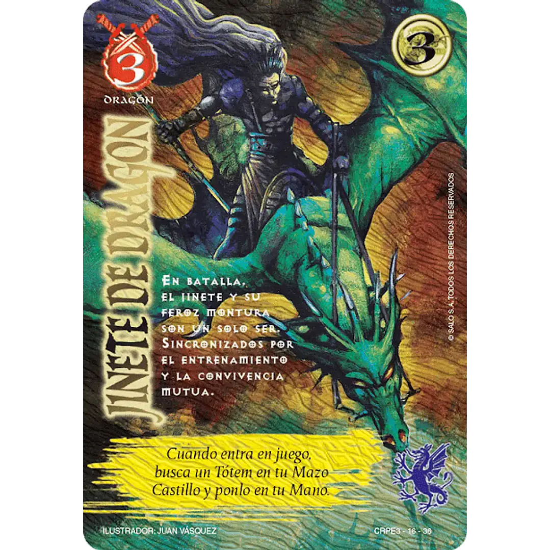 JINETE DE DRAGON (CRPE3 - DRAGÓN) - SINGLES MITOS Y LEYENDAS 1