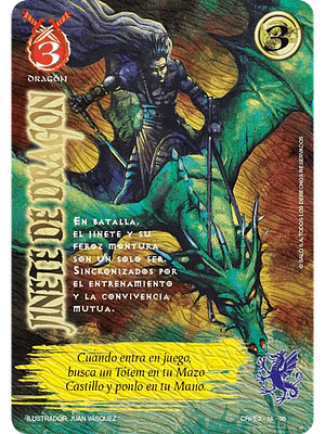 JINETE DE DRAGON (CRPE3 - DRAGÓN) - SINGLES MITOS Y LEYENDAS