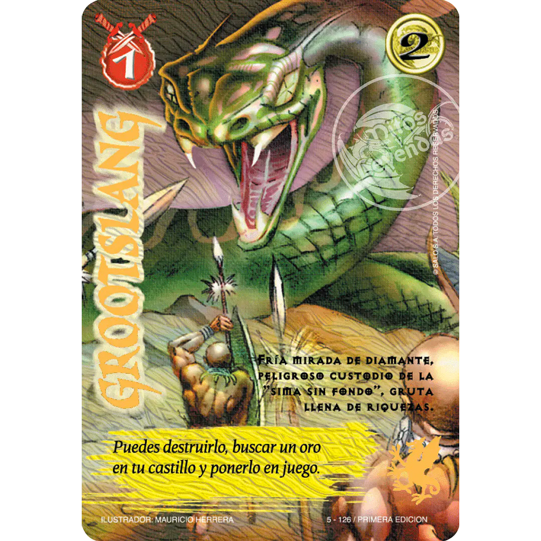 GROOTSLANG PRIMERA EDICION 1
