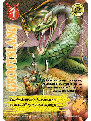 GROOTSLANG PRIMERA EDICION