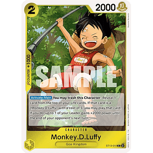 MONKEY.D.LUFFY ST13-014 - SINGLES ONE PIECE