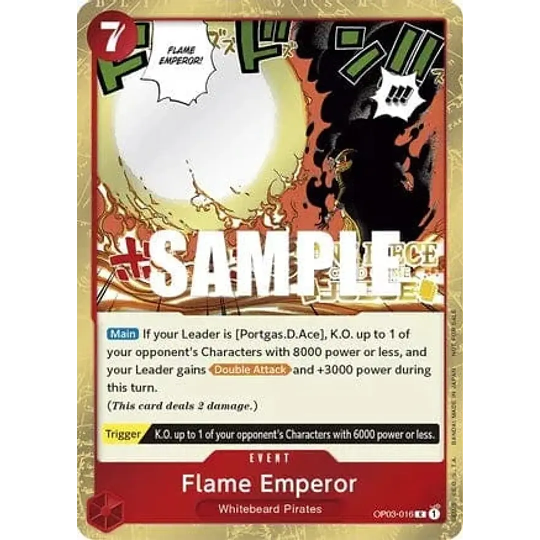 FLAME EMPEROR OP03-016 - SINGLES ONE PIECE 1