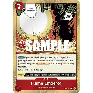 FLAME EMPEROR OP03-016 - SINGLES ONE PIECE