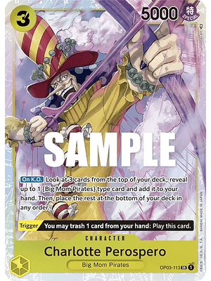 CHARLOTTE PEROSPERO OP03-113 - SINGLES ONE PIECE