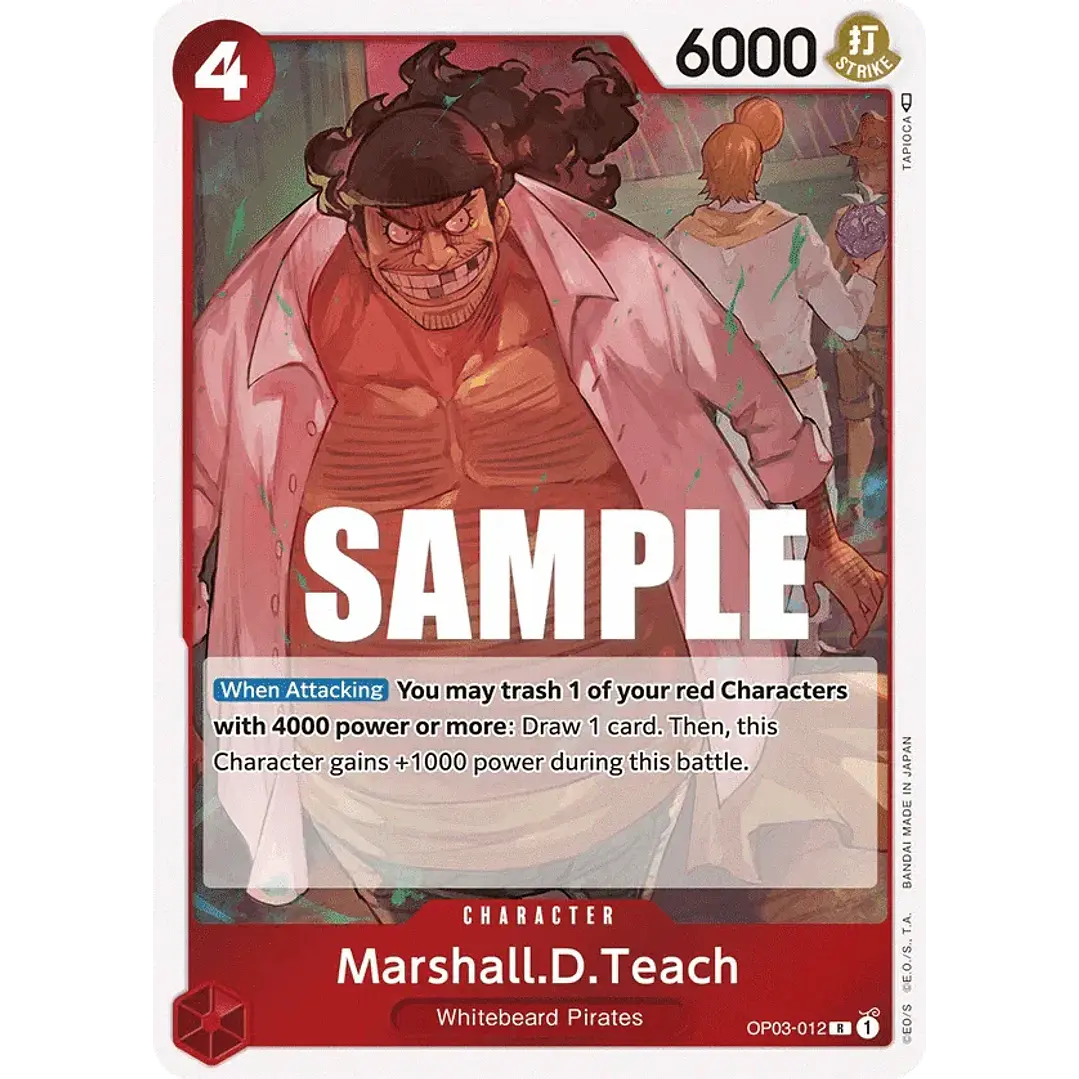 MARSHALL.D.TEACH OP03-012 - SINGLES ONE PIECE 1