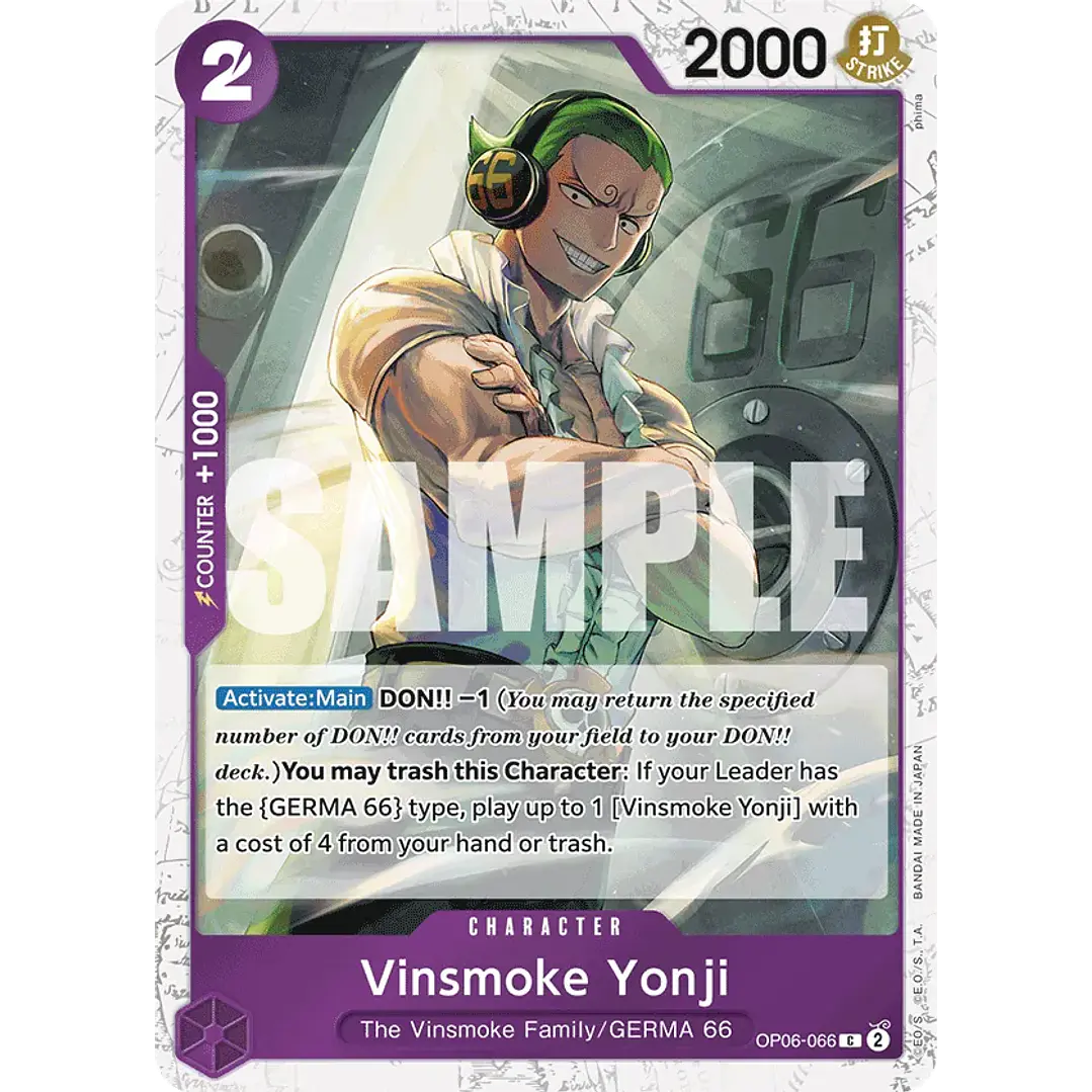VINSMOKE YONJI (OP06-066) - SINGLES ONE PIECE 1