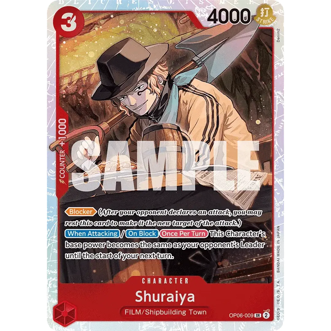 SHURAIYA OP06-009 - SINGLES ONE PIECE 1