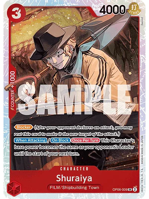 SHURAIYA OP06-009 - SINGLES ONE PIECE