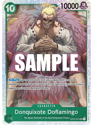 DONQUIXOTE DOFLAMINGO OP04-031 - SINGLES ONE PIECE