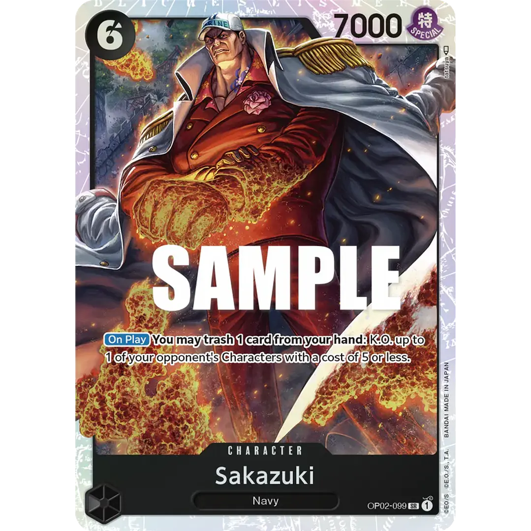 SAKAZUKI OP02-099 - SINGLES ONE PIECE 1