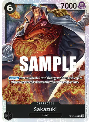 SAKAZUKI OP02-099 - SINGLES ONE PIECE