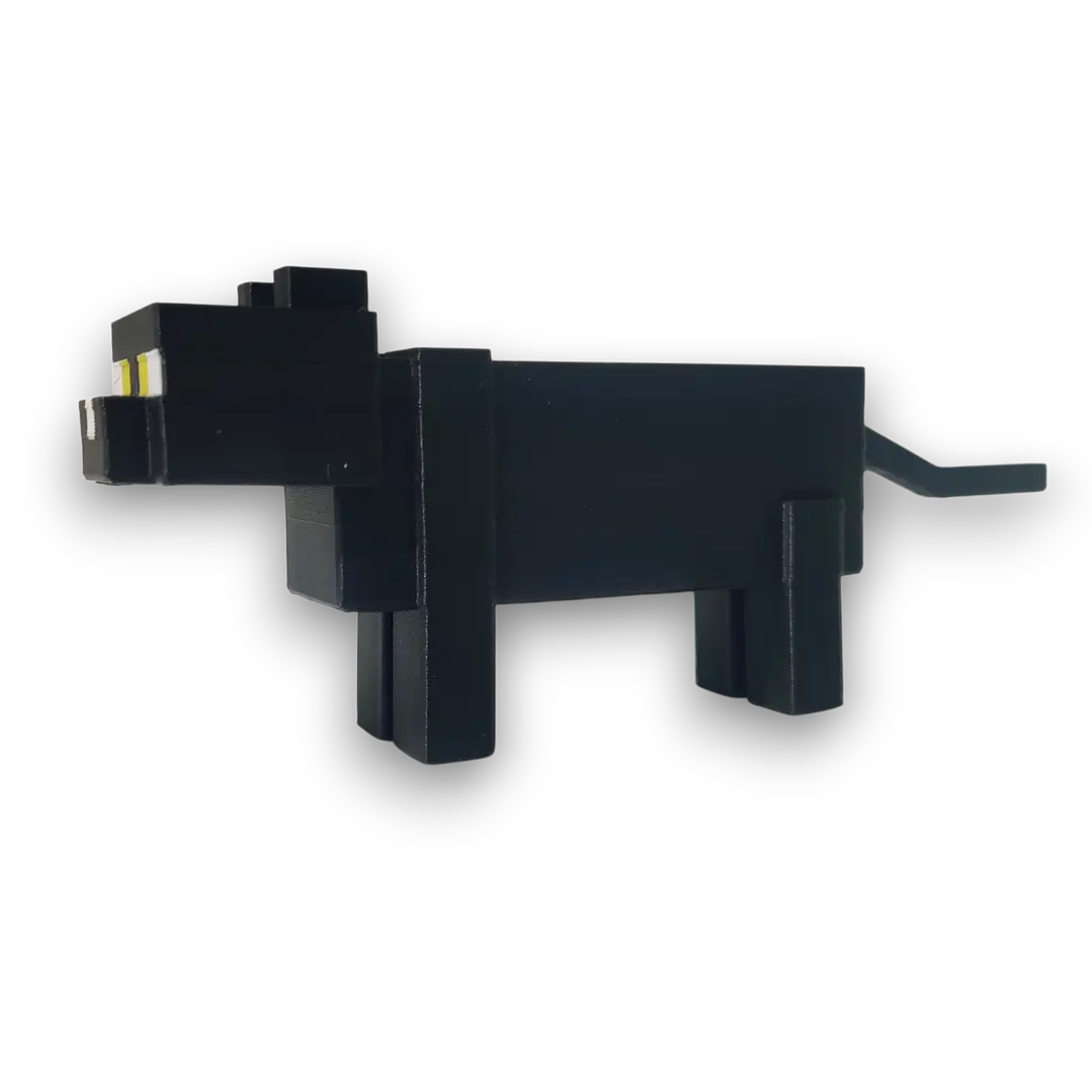 FIGURAS / GATO NEGRO MINECRAFT 1