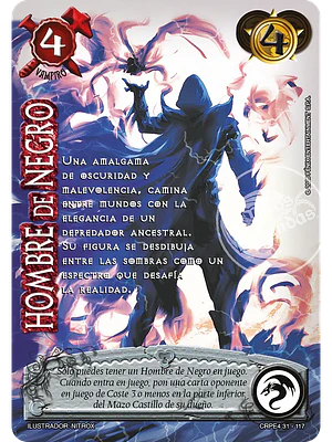 HOMBRE DE NEGRO (KIT RACIAL PE 2025)