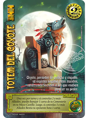TÓTEM DEL COYOTE (KIT RACIAL PE 2025)