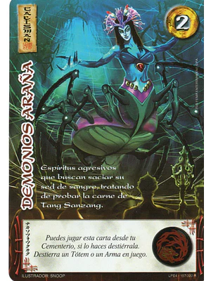 DEMONIOS ARAÑA (LPE4 - REAL)