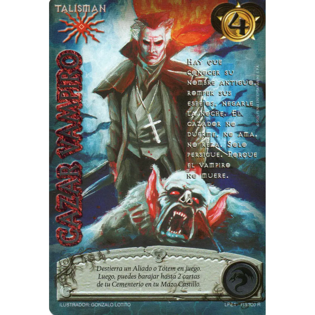 CAZAR VAMPIRO (LPE4 - REAL) 1