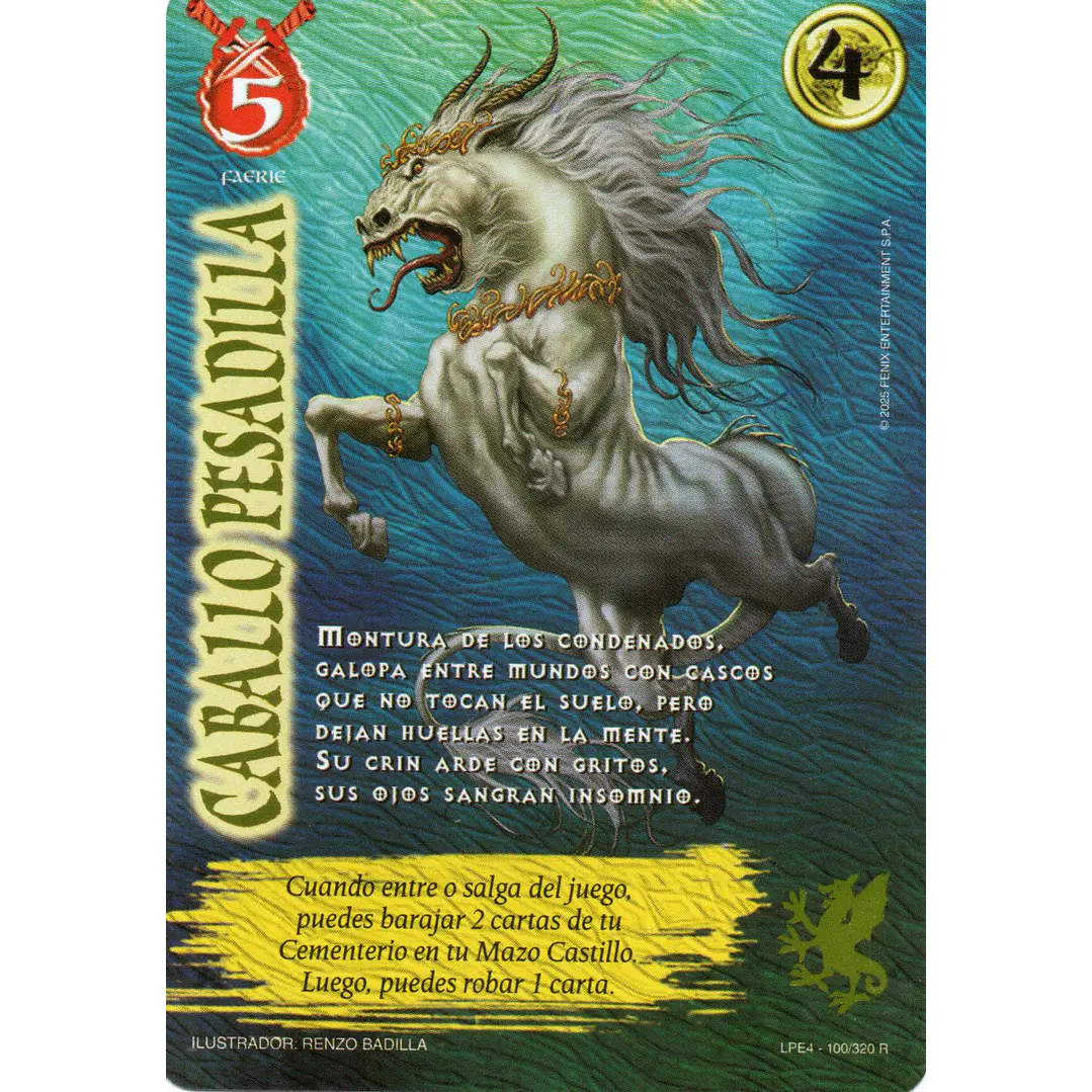 CABALLO PESADILLA (LPE4 - REAL) 1