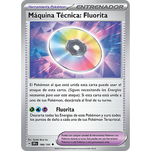 MÁQUINA TÉCNICA: FLUORITA - 188/191