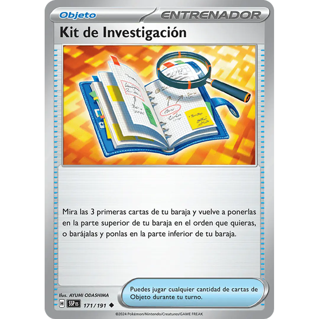 KIT DE INVESTIGACION - 171/191 1