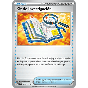 KIT DE INVESTIGACION - 171/191