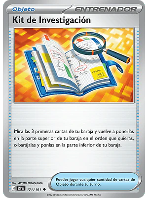KIT DE INVESTIGACION - 171/191